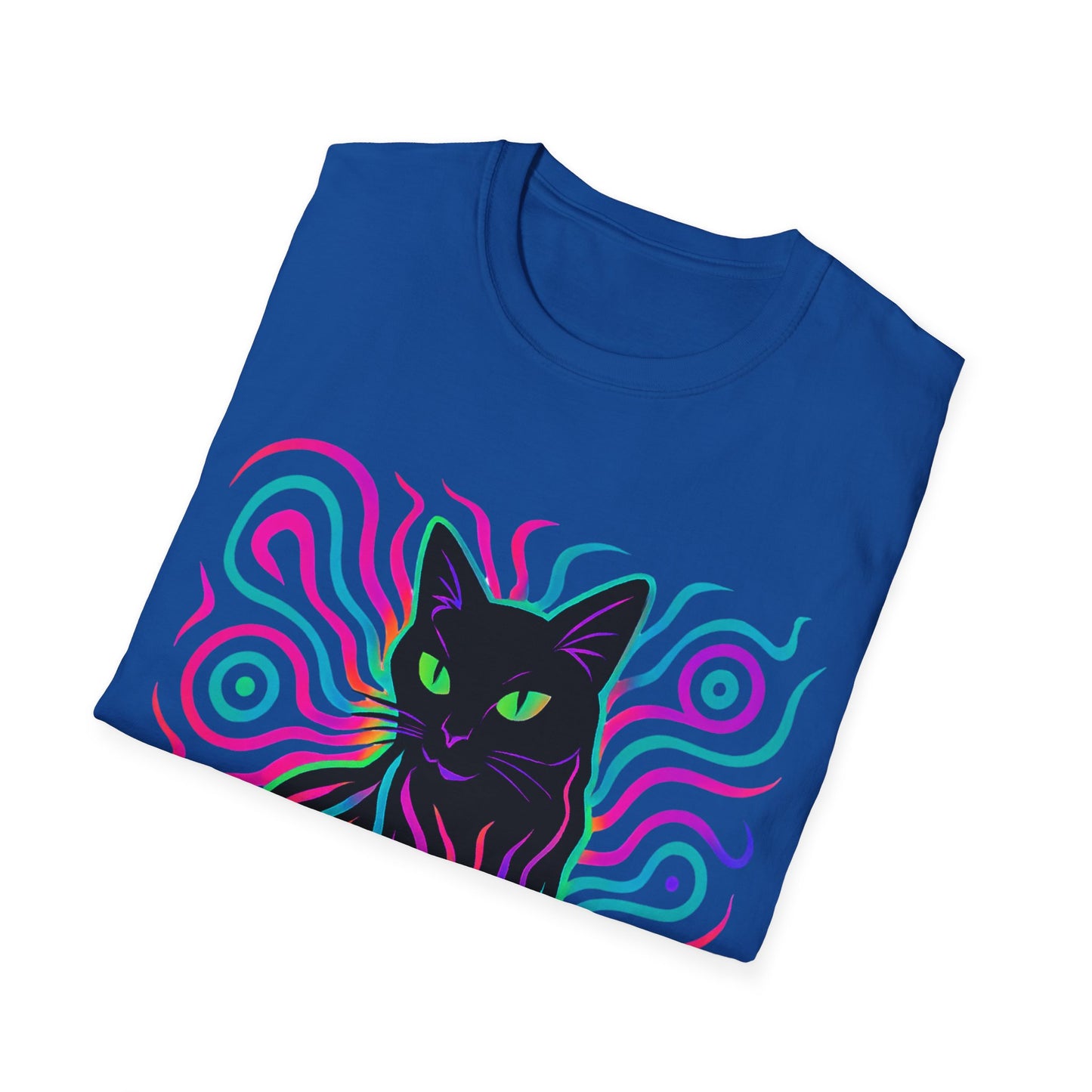 Cat In Neon Colors T-Shirt