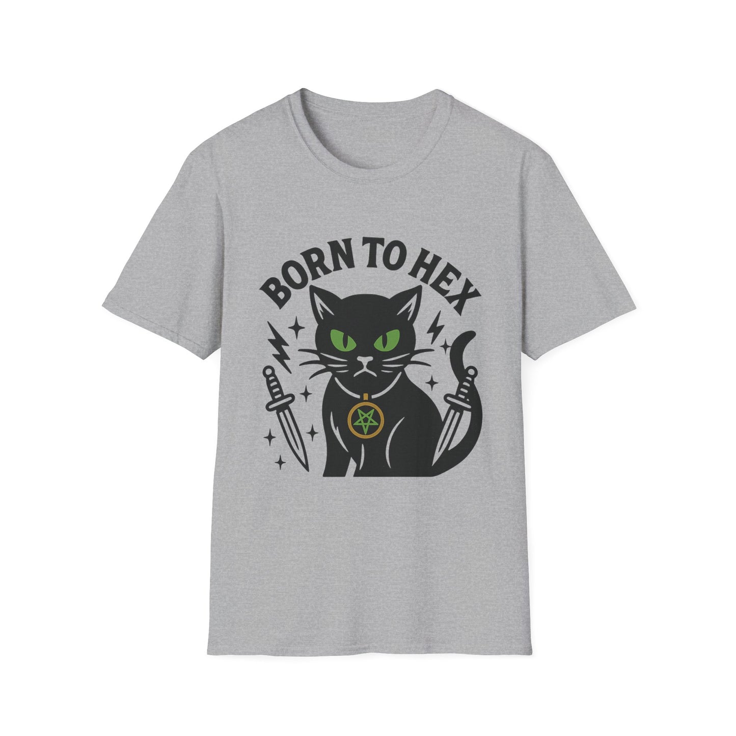 Black Cat Hex T-Shirt