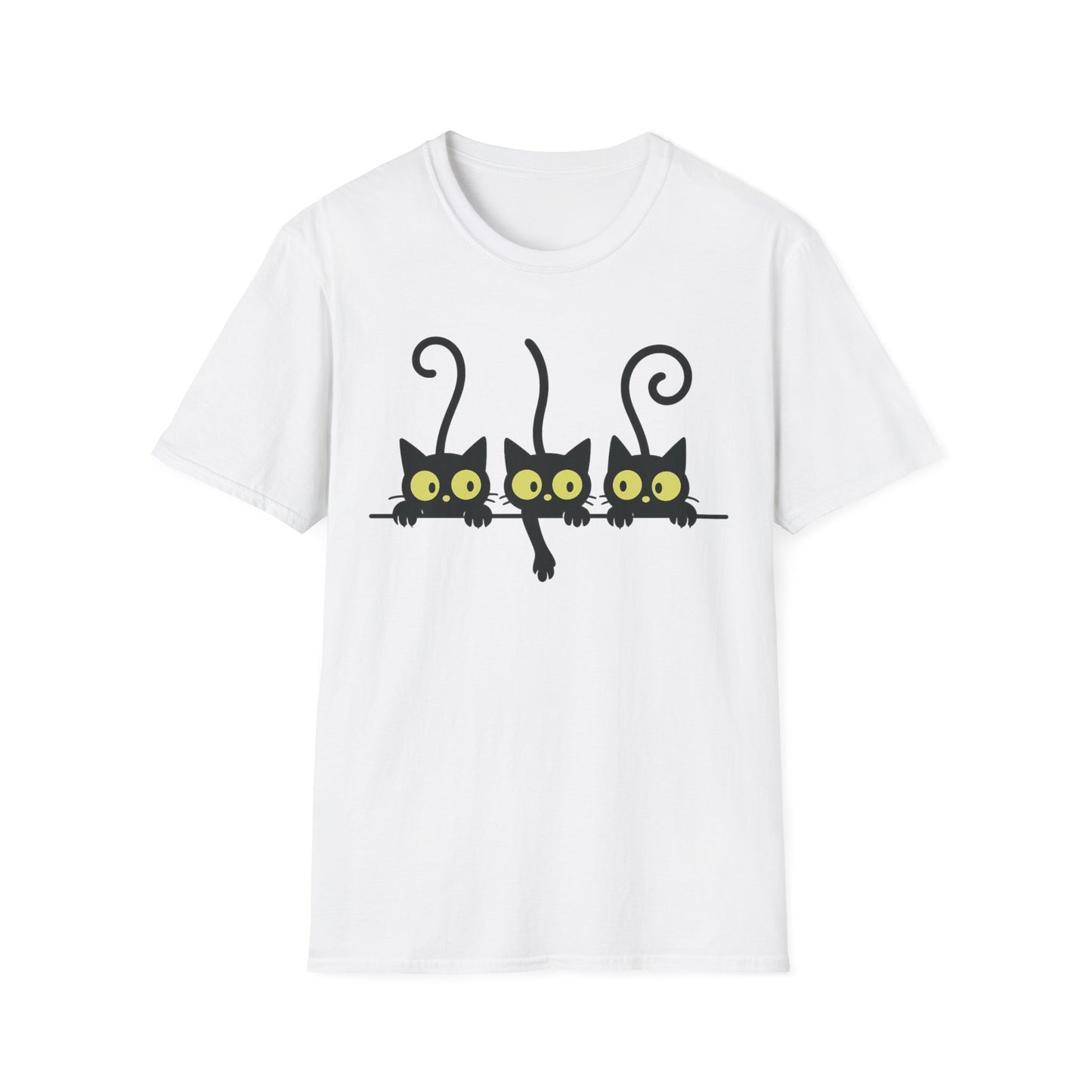 Curious Black Cats T-Shirt