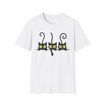 Curious Black Cats T-Shirt
