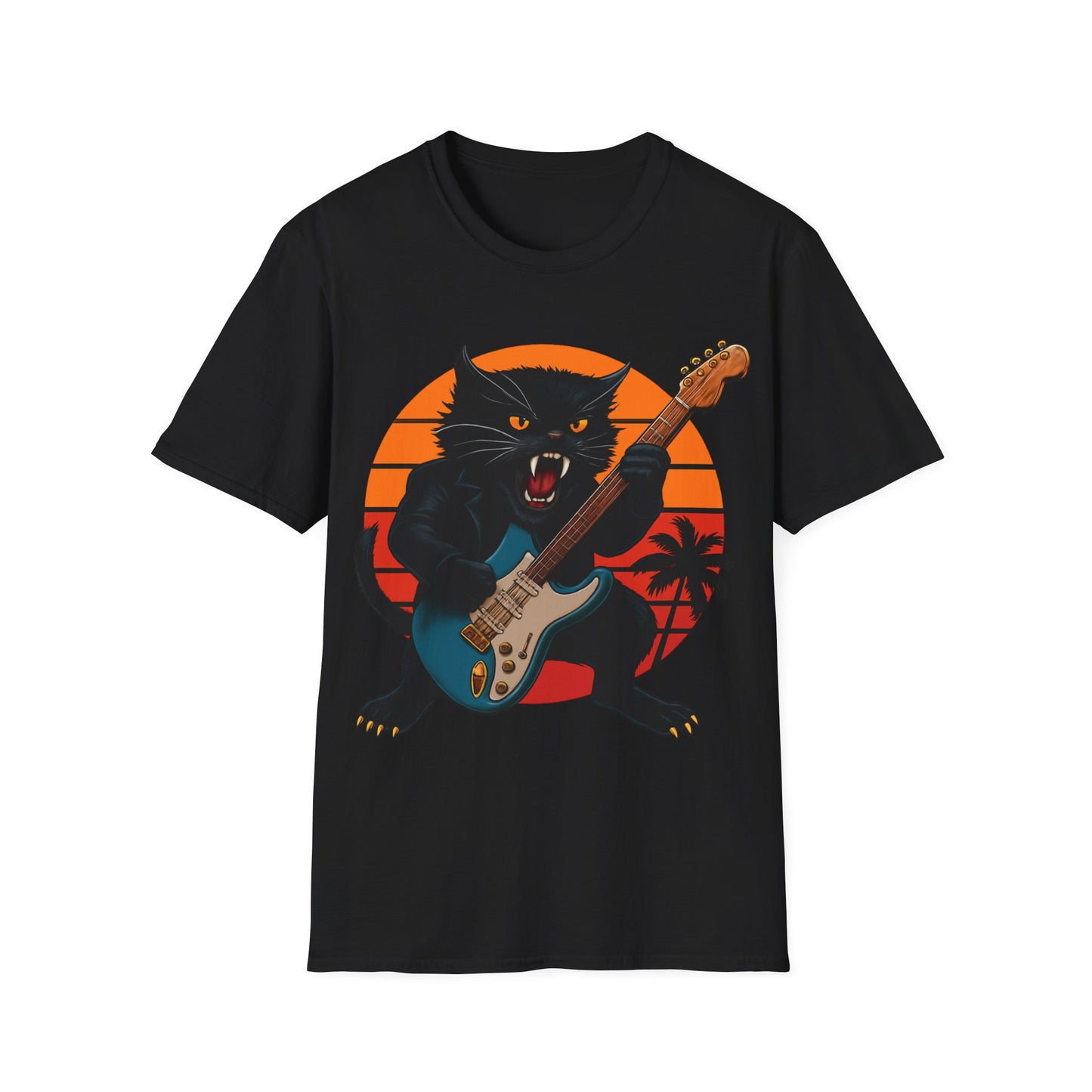 Fierce Rockin' Cat T-Shirt