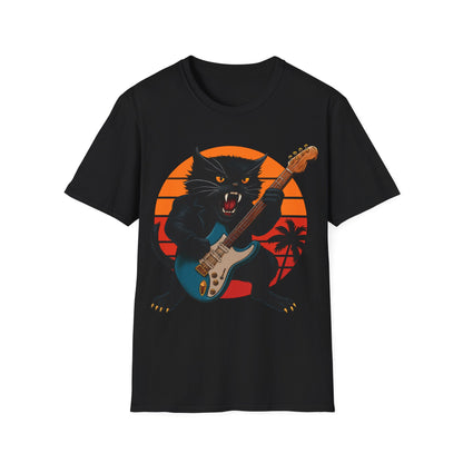 Fierce Rockin' Cat T-Shirt