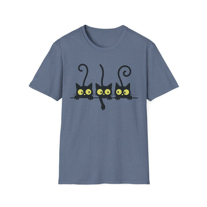 Curious Black Cats T-Shirt