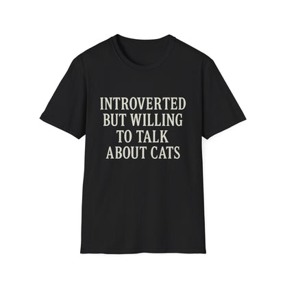 Introverted Cat Lovers T-Shirt
