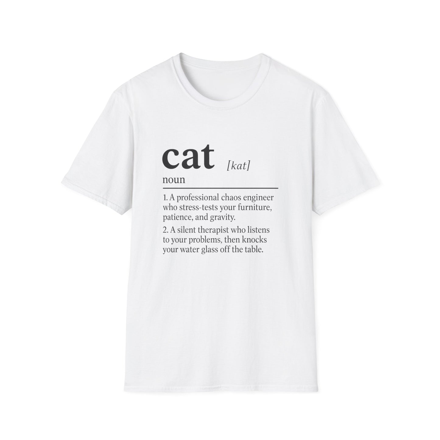Cat Definition Therapist T-Shirt