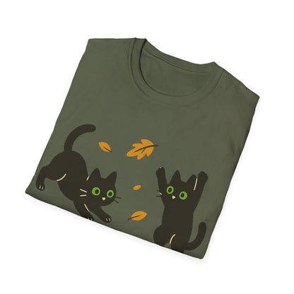 Fall Kittens Playing T-Shirt