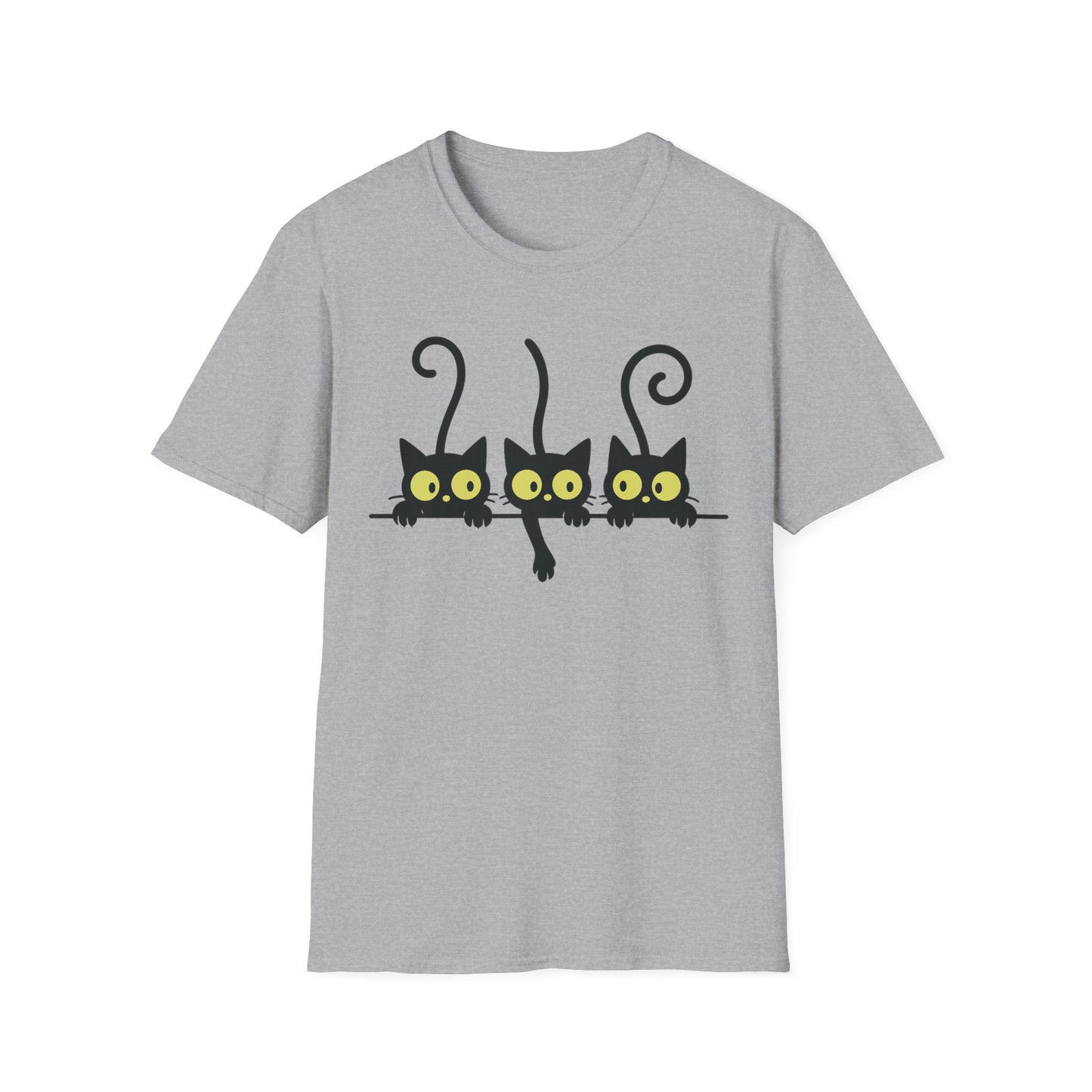 Curious Black Cats T-Shirt