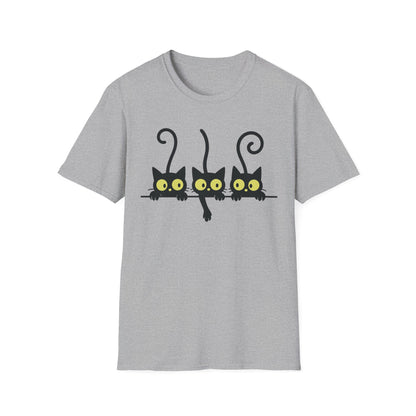 Curious Black Cats T-Shirt