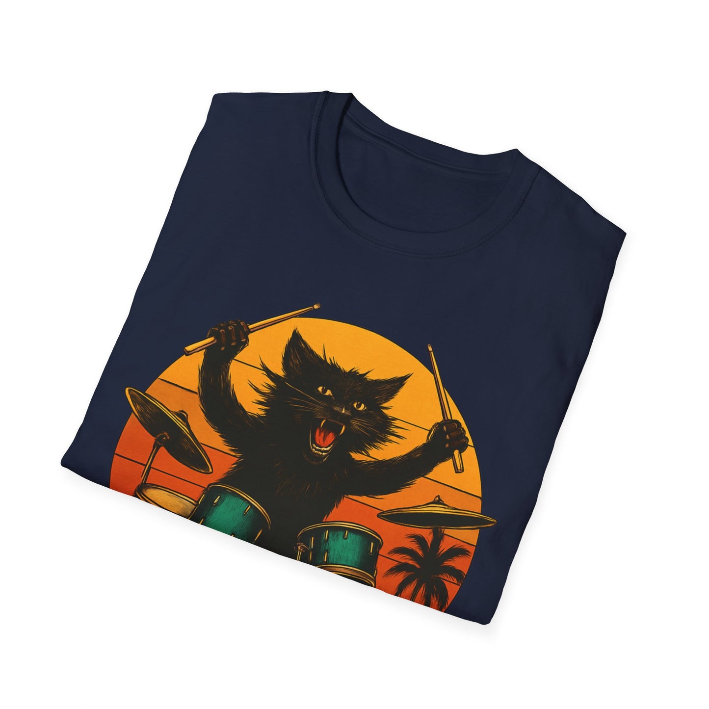 Drummer Cat T-Shirt