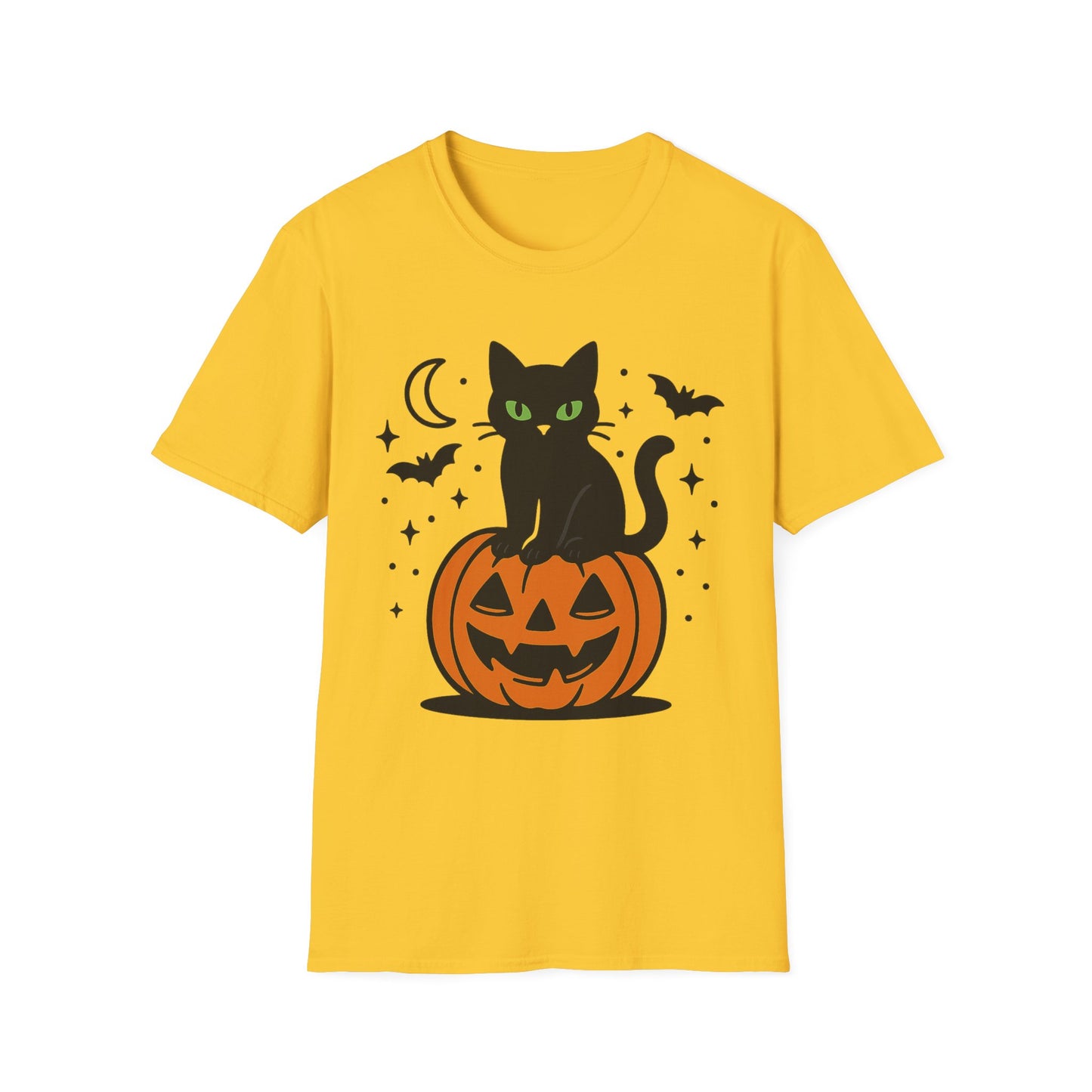 Green Eyed Halloween Cat
