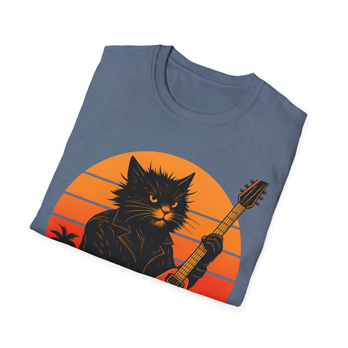 Guitar Hero Cat T-Shirt