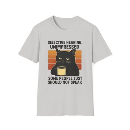 Selective Hearing Cat T-Shirt