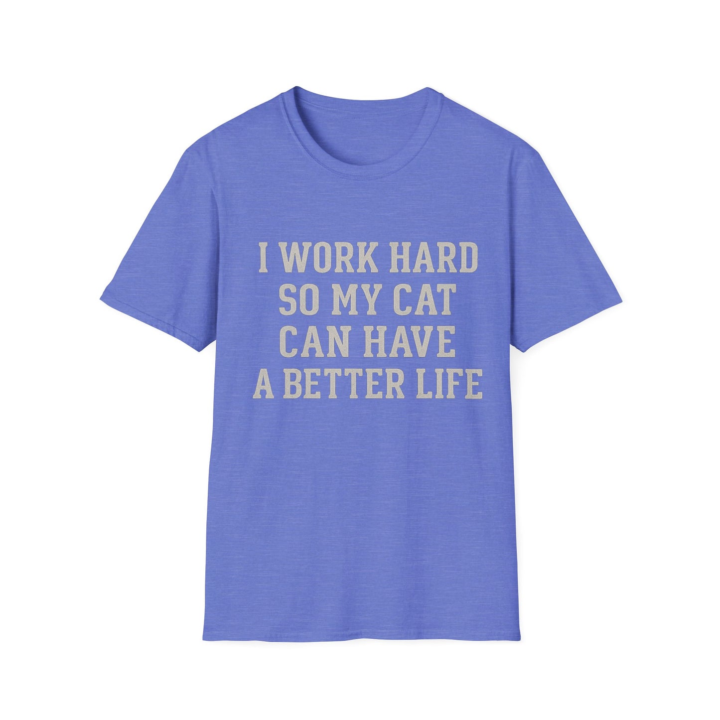 Work Hard Cat T-Shirt
