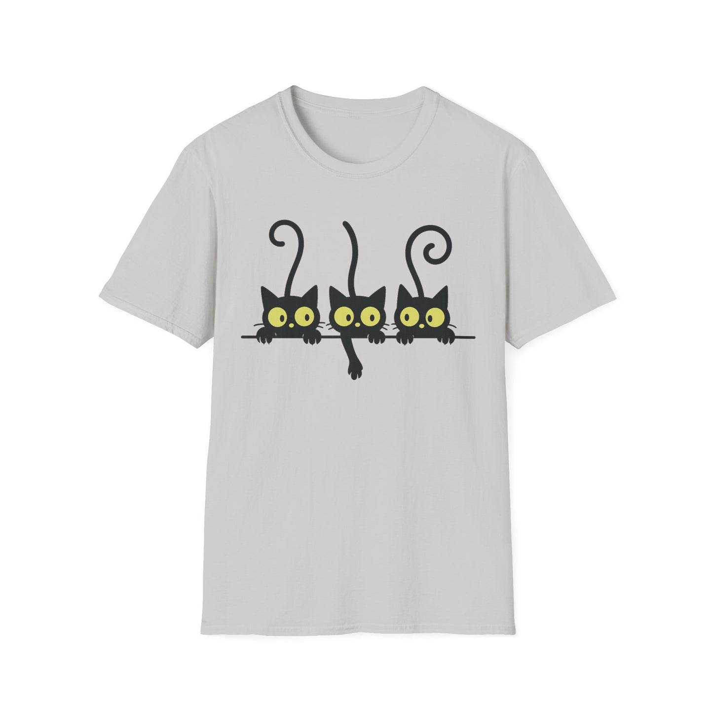Curious Black Cats T-Shirt