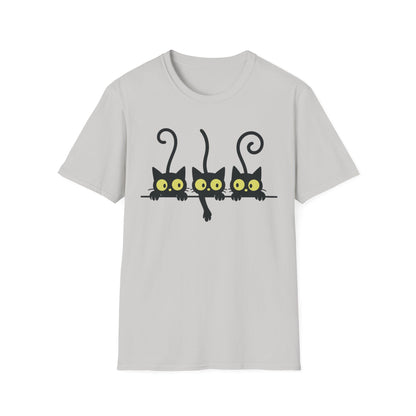 Curious Black Cats T-Shirt