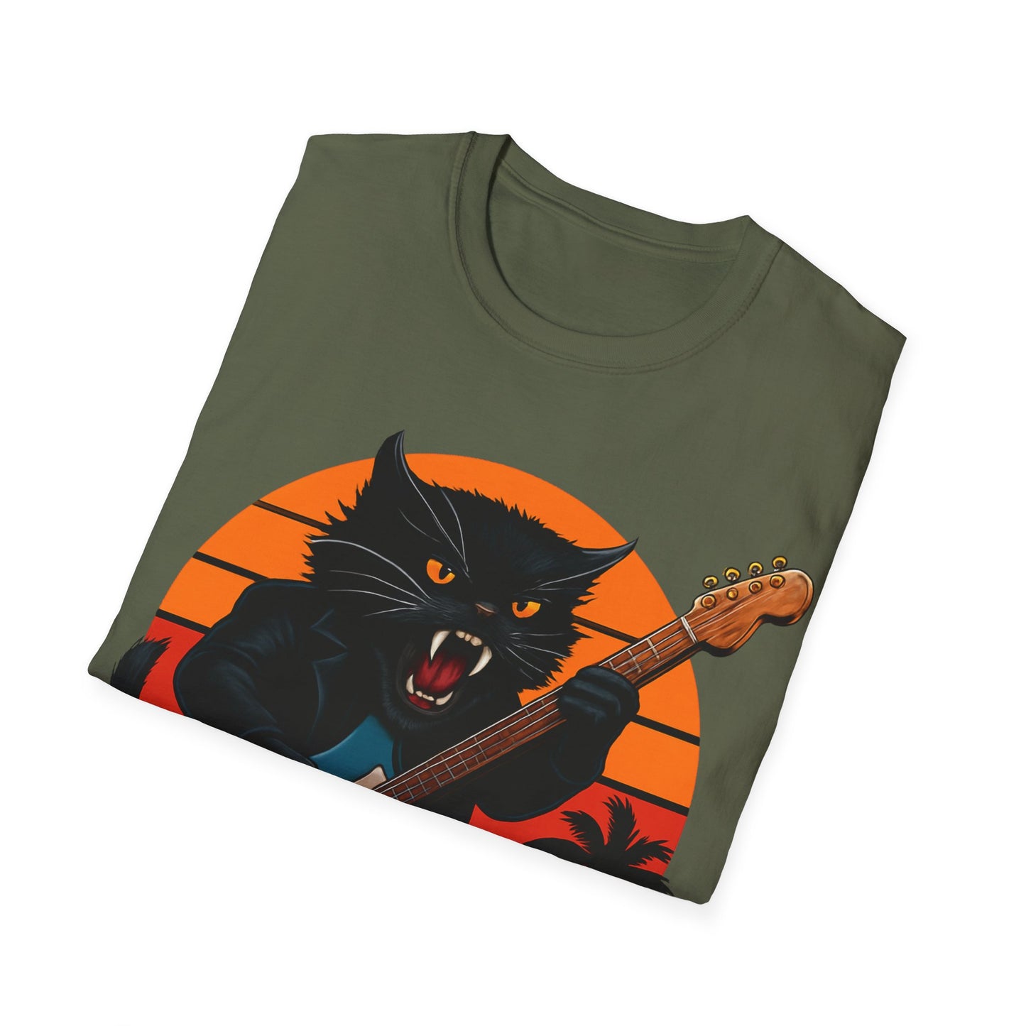 Fierce Rockin' Cat T-Shirt