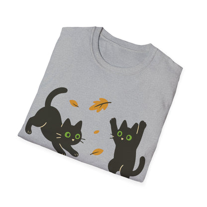Fall Kittens Playing T-Shirt