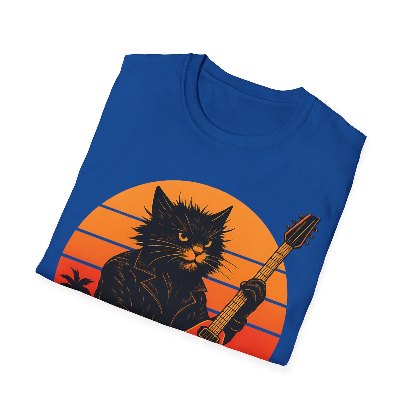 Guitar Hero Cat T-Shirt