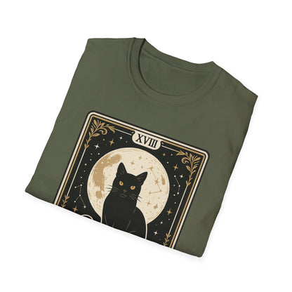 Tarot Moon Guardian Cat T-Shirt