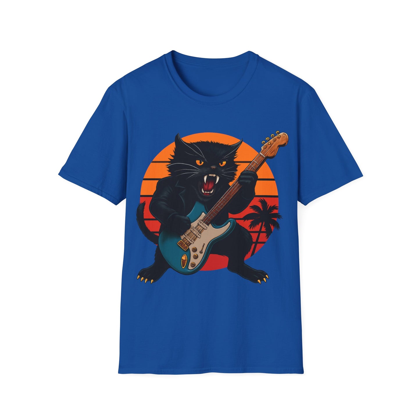 Fierce Rockin' Cat T-Shirt