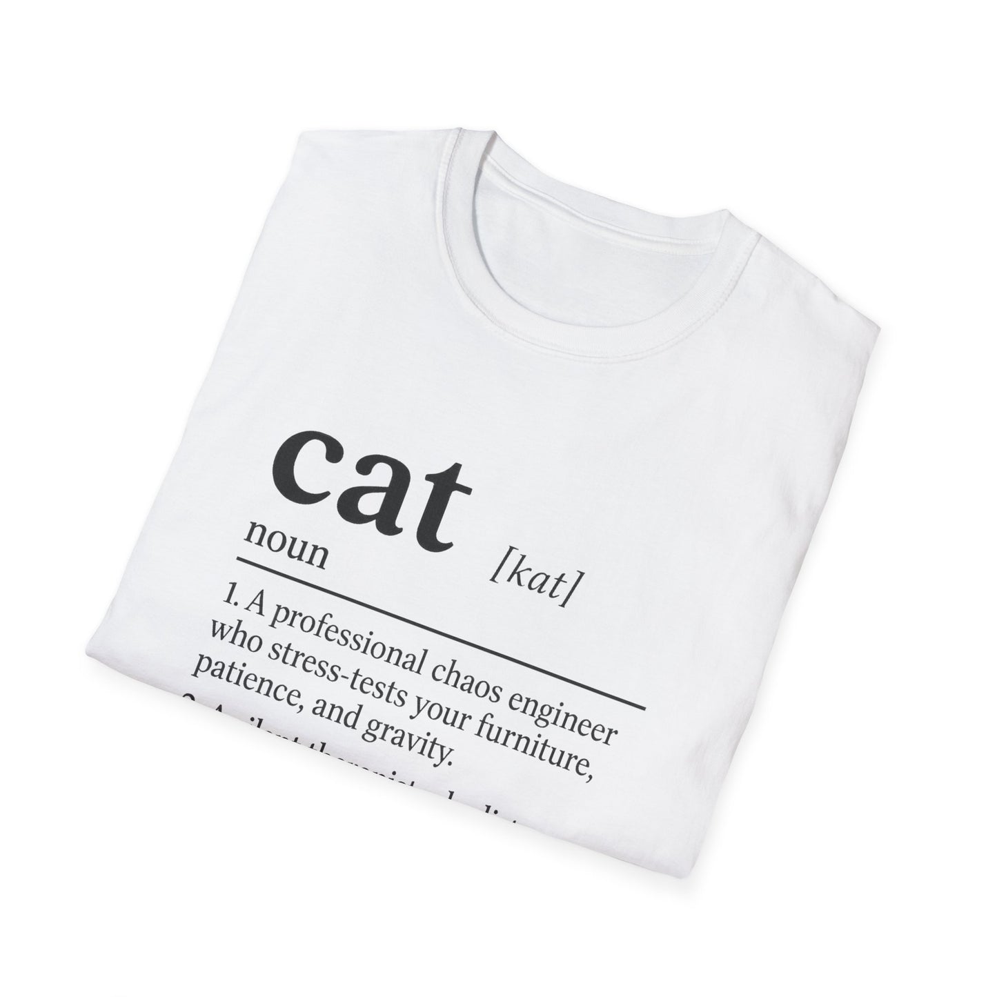 Cat Definition Therapist T-Shirt