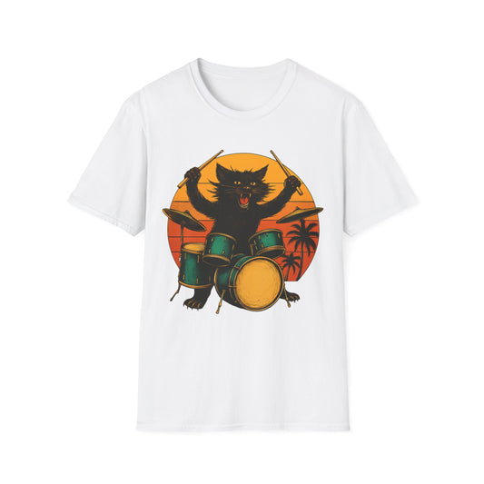 Drummer Cat T-Shirt