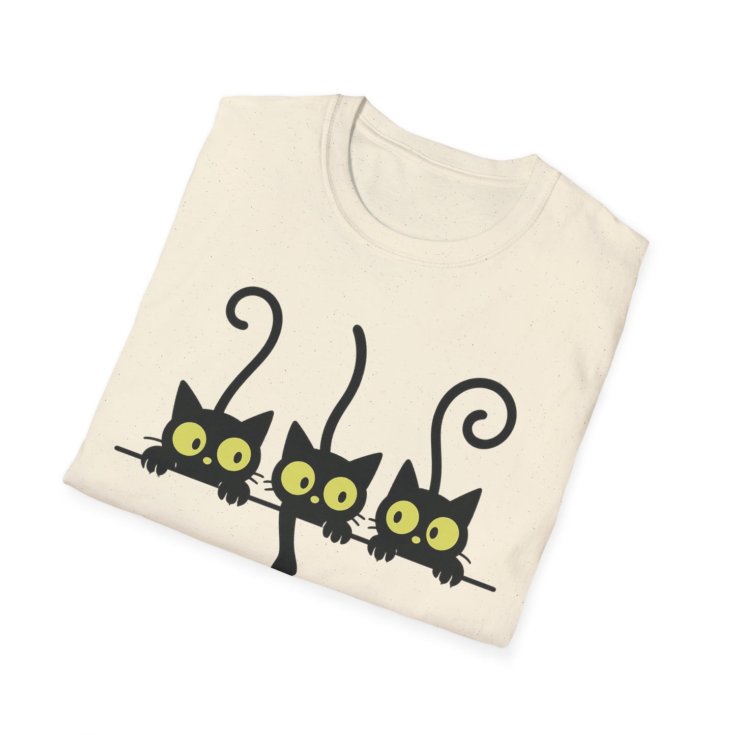 Curious Black Cats T-Shirt