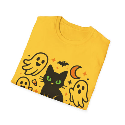 Halloween Cat and Ghosts