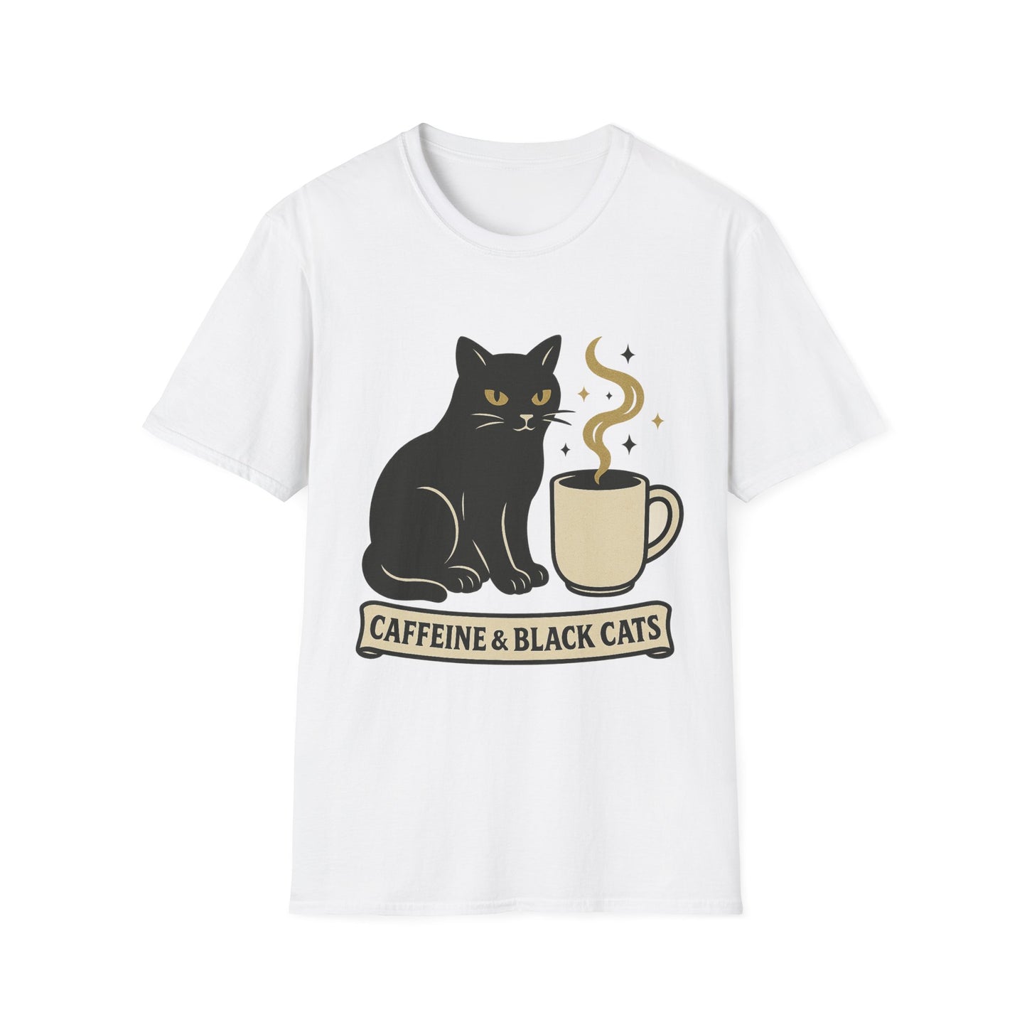 Caffeine & Black Cats T-Shirt