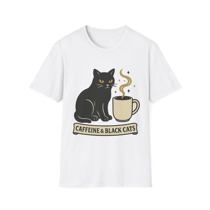 Caffeine & Black Cats T-Shirt