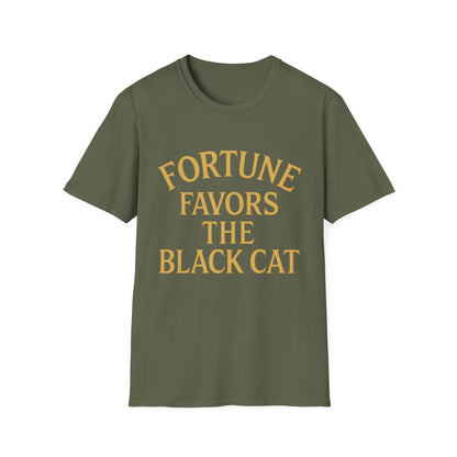 Fortune Favors Cat T-Shirt