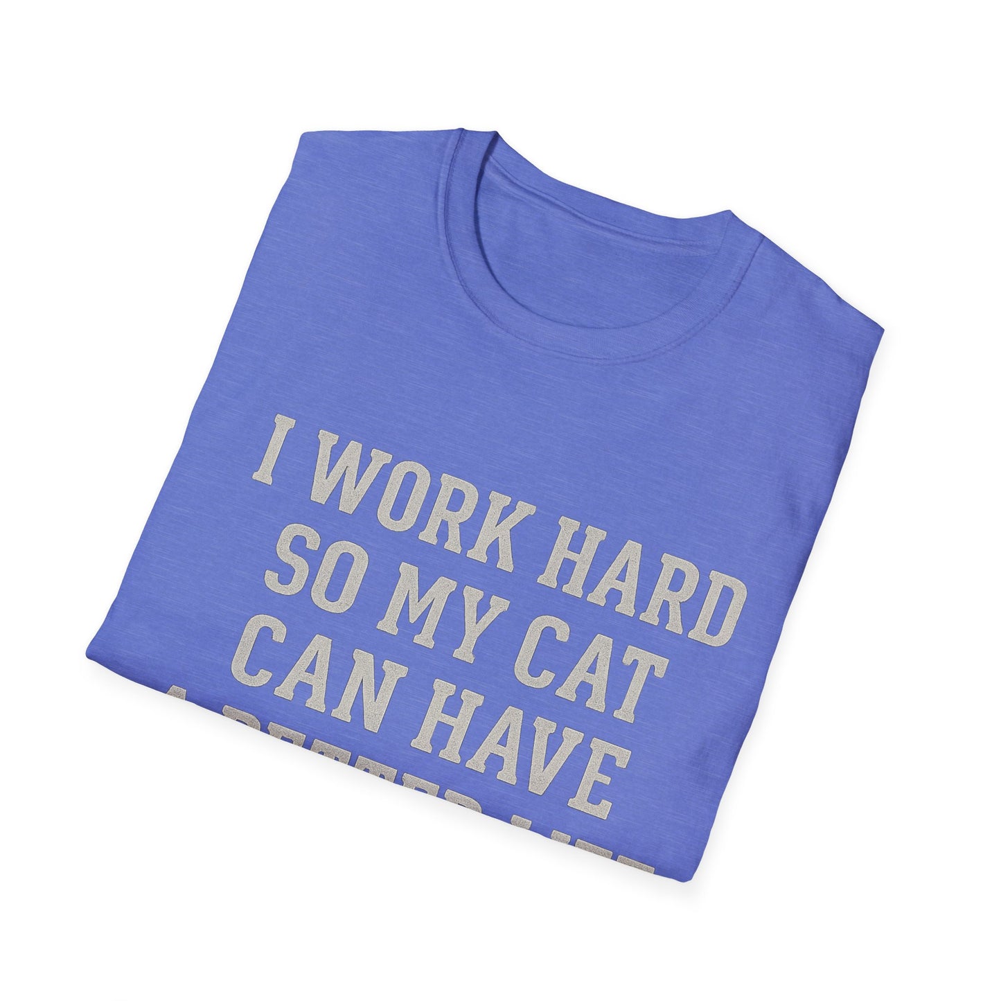 Work Hard Cat T-Shirt