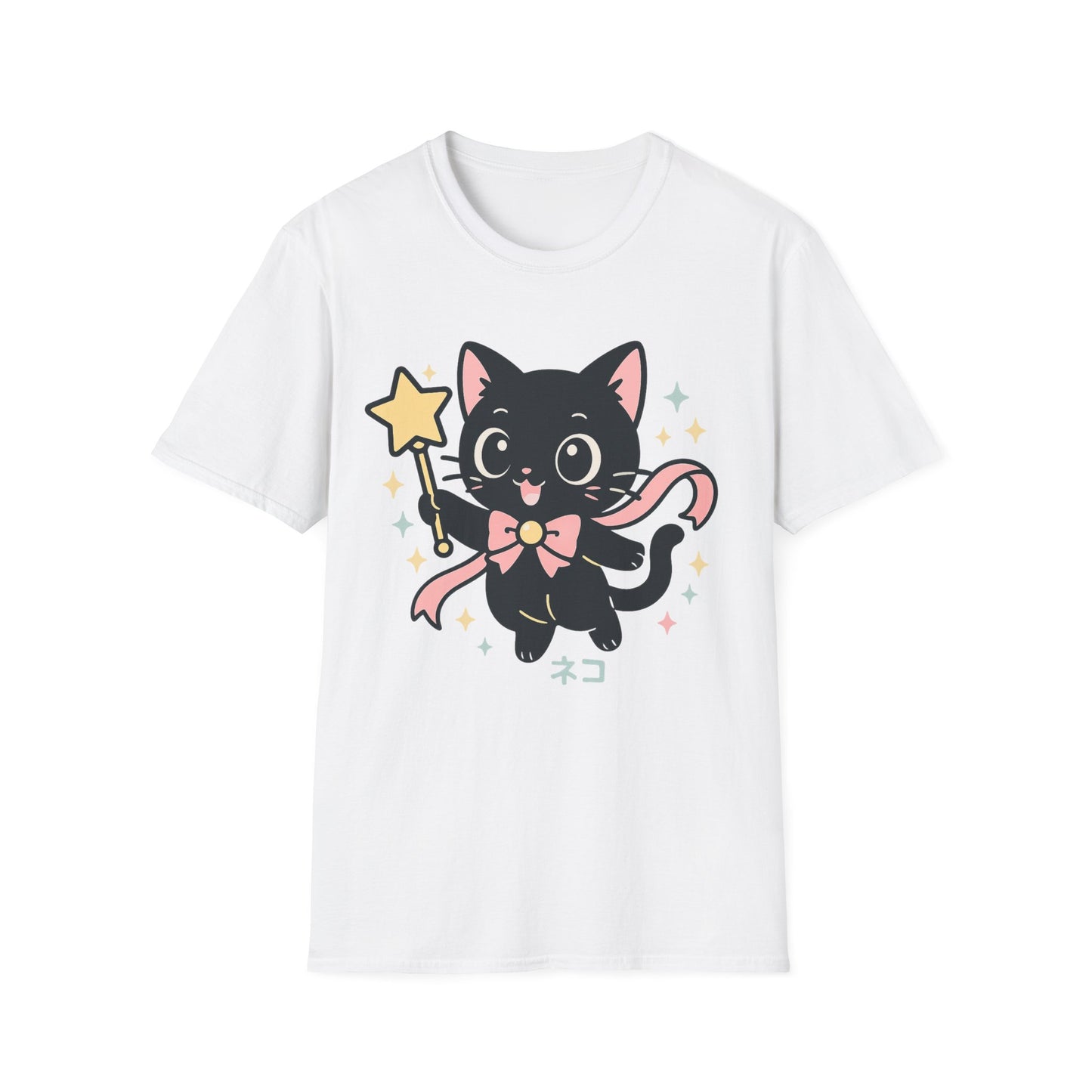 Anime Cat Soaring T-Shirt