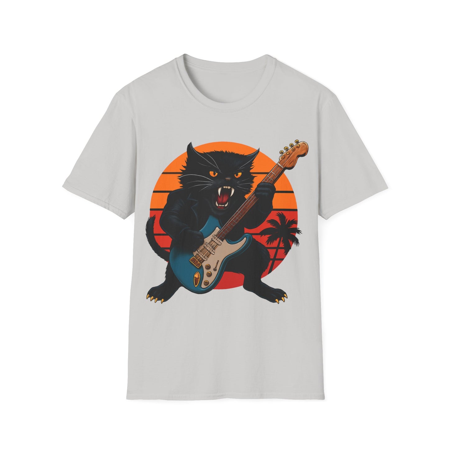 Fierce Rockin' Cat T-Shirt