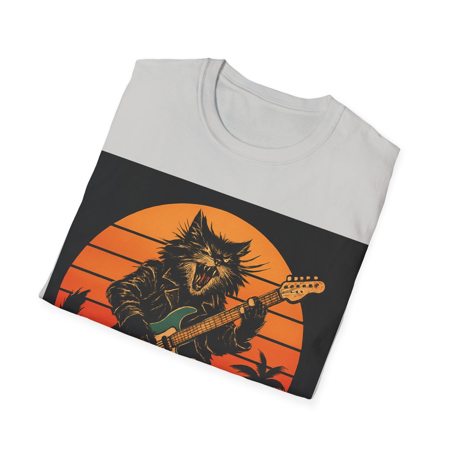 Guitar Rockin' Cat T-Shirt