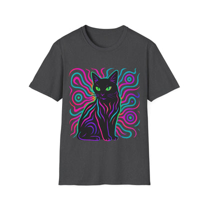 Cat In Neon Colors T-Shirt