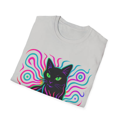 Cat In Neon Colors T-Shirt