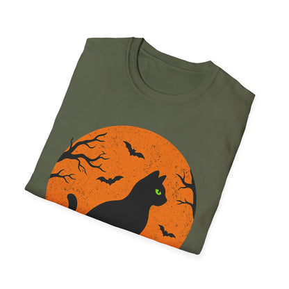 Full Moon Halloween Cat
