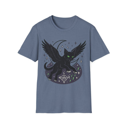Winged Cat in Flight T-Shirt