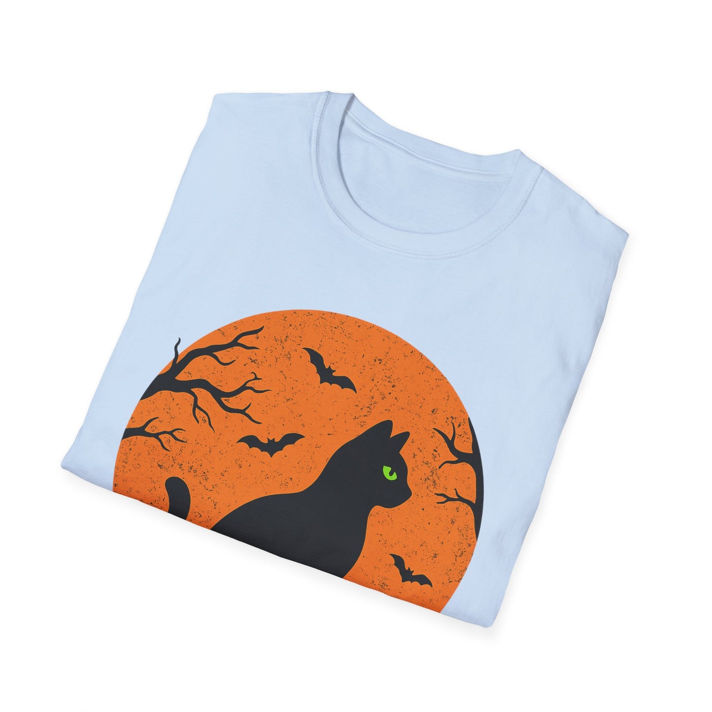 Full Moon Halloween Cat