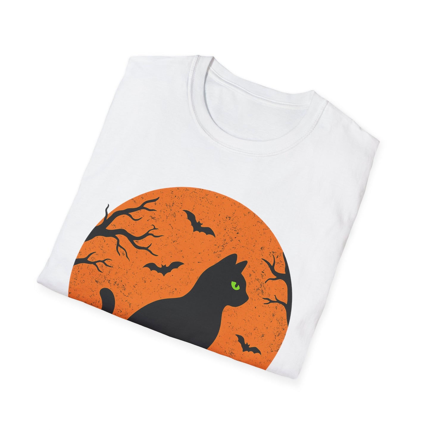 Full Moon Halloween Cat