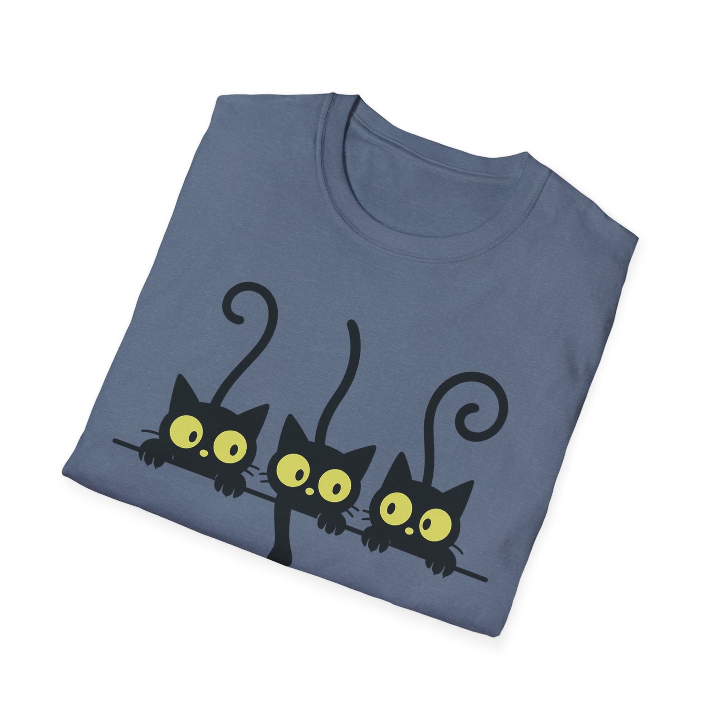 Curious Black Cats T-Shirt