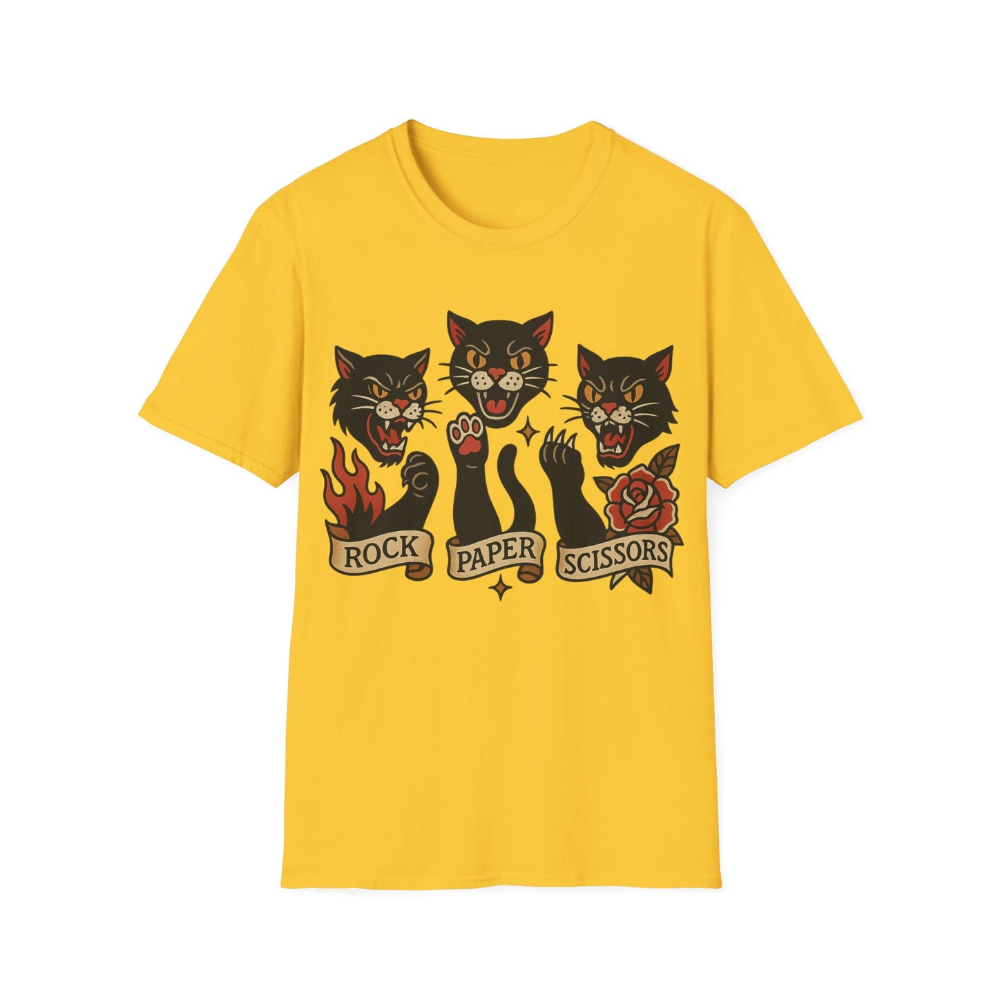 Rock Paper Cats T-Shirt