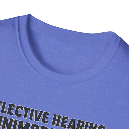 Selective Hearing Cat T-Shirt