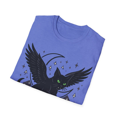 Winged Cat in Flight T-Shirt