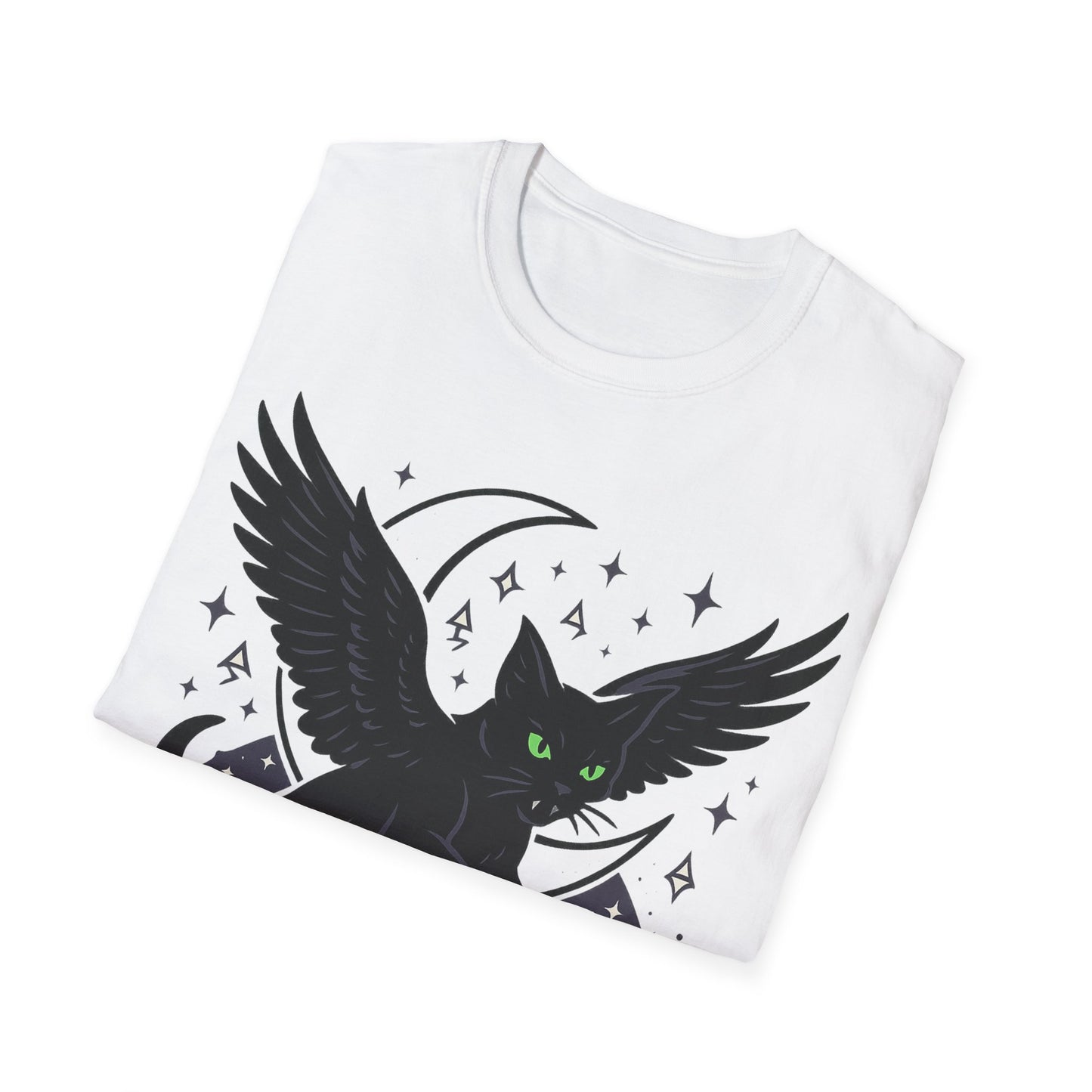 Winged Cat in Flight T-Shirt