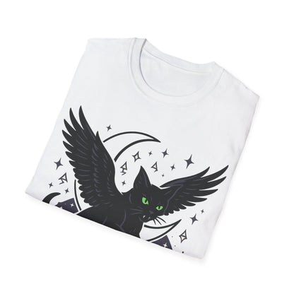 Winged Cat in Flight T-Shirt