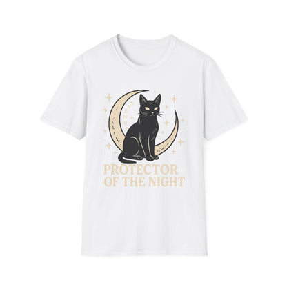 Night Protector Cat T-Shirt