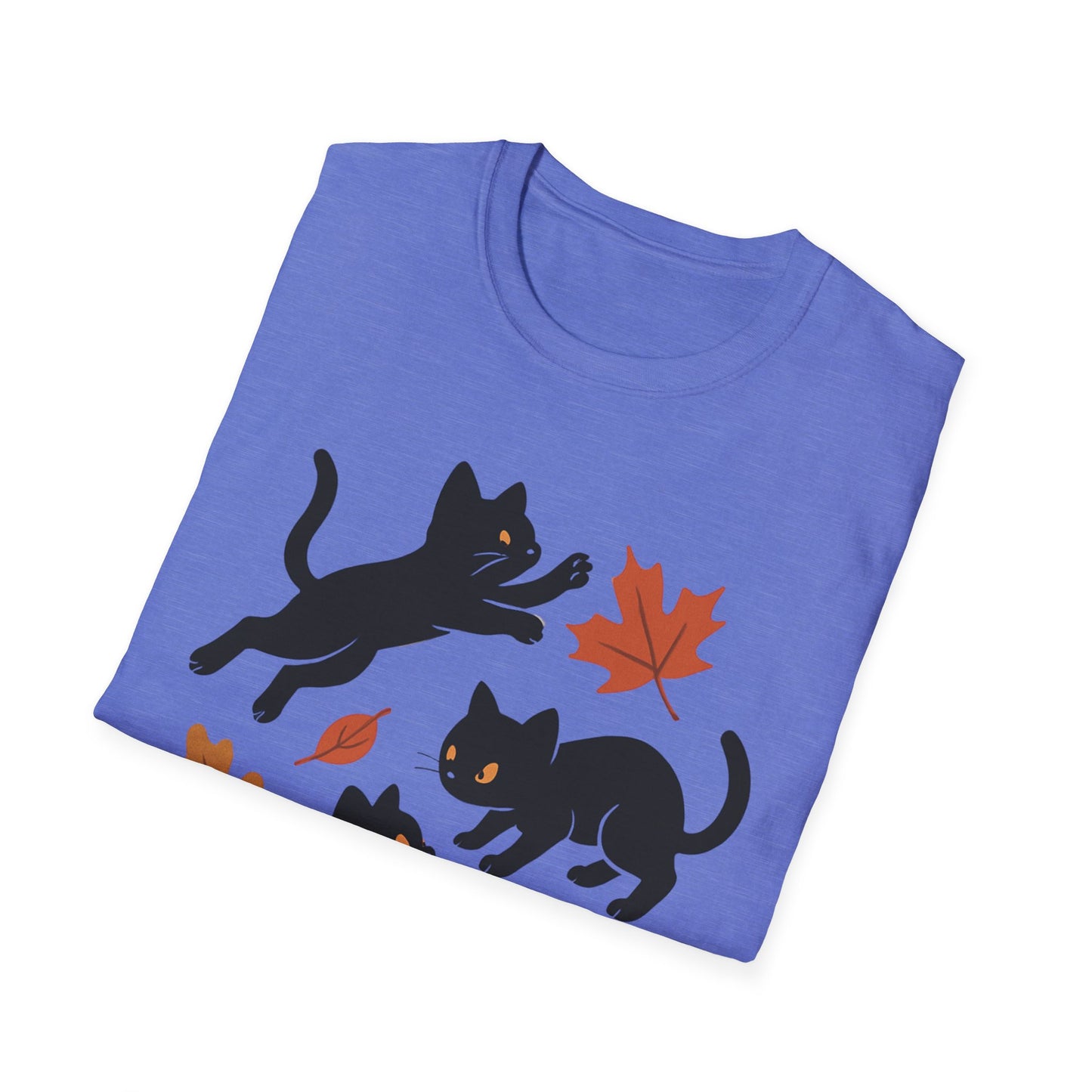 Black Cats Love Fall T-Shirt