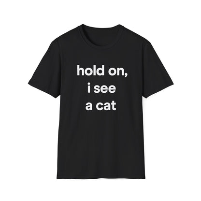 Hold On Cat T-Shirt